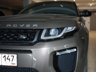 Range Rover Evoque установка линз с усиленным дальним: Aozoom Laser