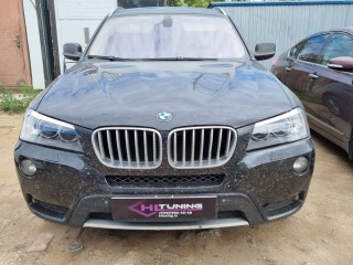 BMW X3 глубокая полировка и бронирование фар полиуретановой плёнкой