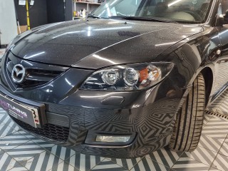Mazda 3 глубокая полировка, бронирование фар, тонировка фонарей