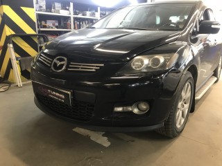 Mazda CX-7 ремонт запотевания фар