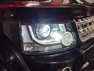 Land Rover Discovery установка светодиодных линз MTF