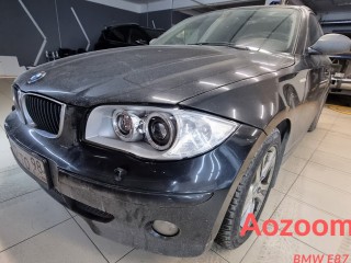 BMW 1 (E87) установили светодиодные линзы Aozoom A9 Terminator