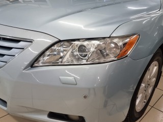 Toyota Camry установка светодиодных линз, полировка, бронирование фар (4)