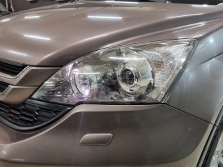 Honda CR-V замена линз на диодные Aozoom Kamiso T9 (2)