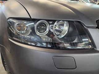 Audi A4 Cabrio замена линз на Aozoom K3 Dragon Knight, шлифовка и броня фар (7)
