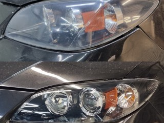 Mazda 3 глубокая полировка, бронирование фар, тонировка фонарей (0)