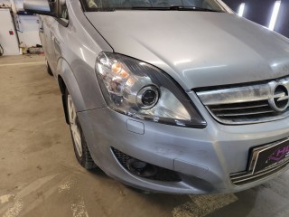 Opel Zafira замена линз на StatLight A6,шлифовка и бронирование фар (3)