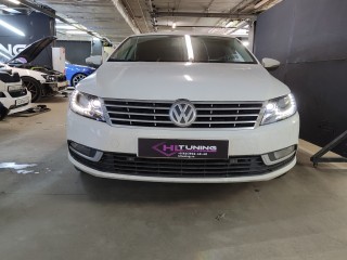 Volkswagen Passat CC замена стёкол фар и покраска масок в 2 цвета (4)