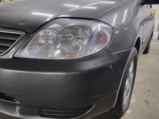 Toyota Corolla установка Bi-led линз Viper Rays, шлифовка и бронирование фар (3)