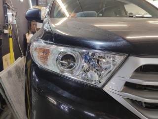 Toyota Highlander замена линз на Aozoom K3 Dragon Knight (4)