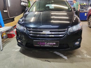 Honda Stream установка bi-led линз Aozoom A17, бронирование фар (1)