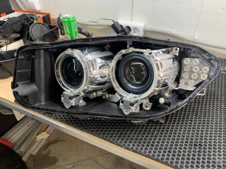 BMW F10 ремонт запотевания (2)