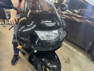 Kawasaki Ninja установка Bi-led Aozoom A3 Max в секцию отражателя (2)