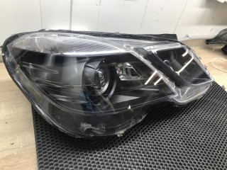 Mercedec-Benz W212 восстановление фар, покраска масок в 2 цвета (7)