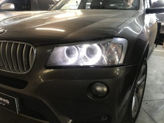BMW X3 ремонт ангельских глаз (1)