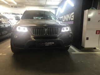 BMW X3 ремонт ангельских глаз (5)