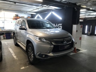 Mitsubishi Pajero Sport замена линз на Bi-led Aozoom A12 (0)