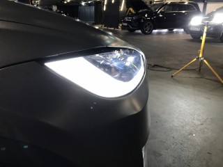 Tesla Model X восстановление прозрачности фары (10)