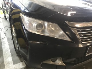 Toyota Camry замена линз на Bi-led A12, новые стёкла (0)