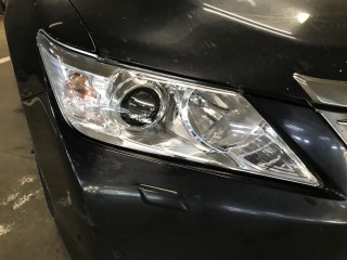 Toyota Camry замена линз на Bi-led A12, новые стёкла (3)