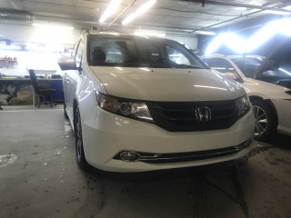Honda Odyssey замена линз на Bi-Led Statlight A4, установка ламп ДХО/поворот (1)