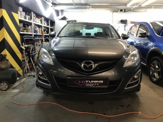 Mazda 6 установка светодиодных линз Aozoom A12 (0)