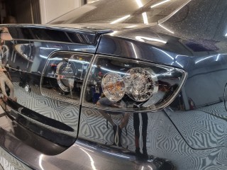 Mazda 3 глубокая полировка, бронирование фар, тонировка фонарей (4)
