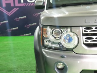 Land Rover Discovery установка LED линз X-Bright (6)