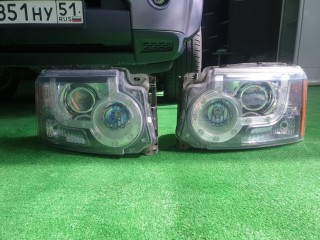 Land Rover Discovery установка LED линз X-Bright (5)