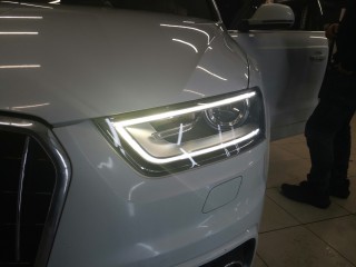 Audi Q3 установка линз Aozom Orion (4)