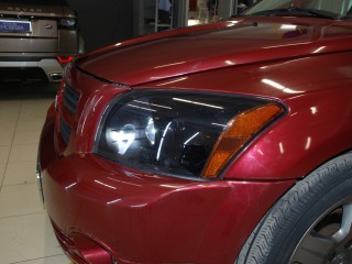 Dodge Caliber установка LED модулей и диодов, покраска масок фар (2)